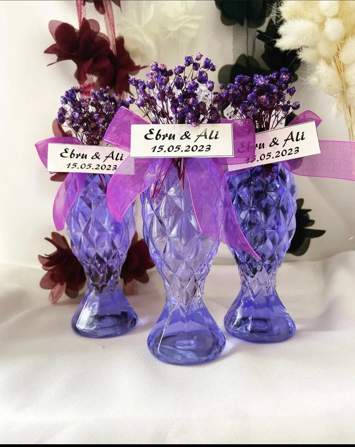 Fiole en verre mariage - Contenant pas cher - CréaBySana